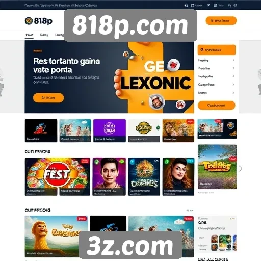 Facilidade de navegação e design do 818p.com