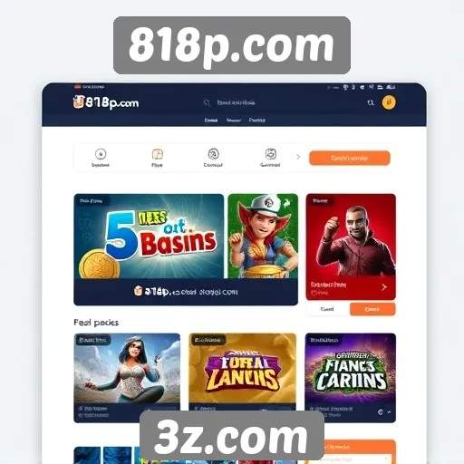 Análise da interface do usuário em 818p.com